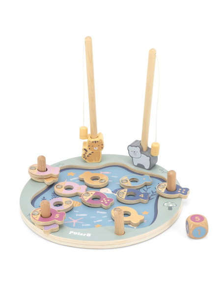 VIGA PolarB Wooden Fishing Game