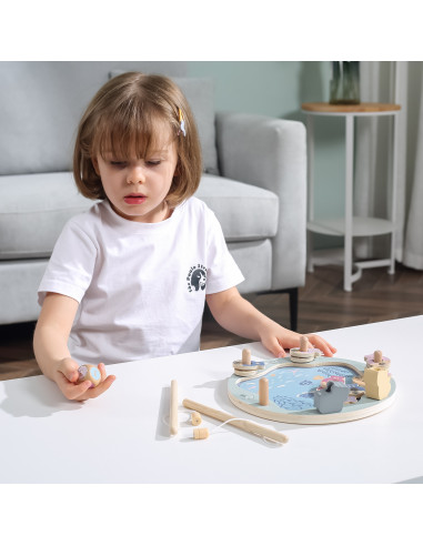 VIGA PolarB Wooden Fishing Game