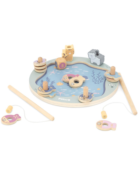 VIGA PolarB Wooden Fishing Game