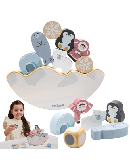VIGA PolarB Арктические животные: игра-головоломка на балансировку