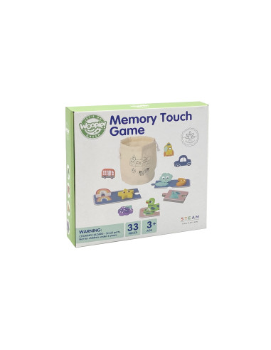 WOOPIE GREEN Sensory Memory Shapes Puzzle FSC