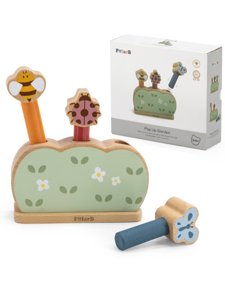 VIGA PolarB Wooden Jumping Animals Jumping Garden