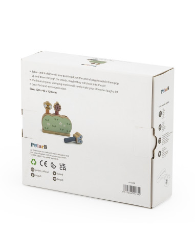 VIGA PolarB Wooden Jumping Animals Jumping Garden