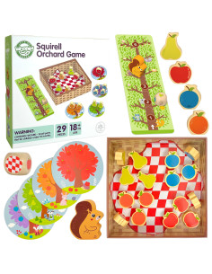 WOOPIE GREEN Šeimos stalo žaidimas "Voverė sode" FSC