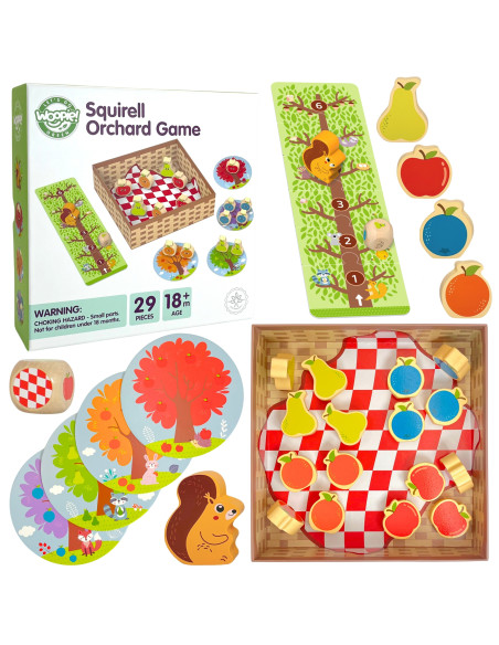 Настольная игра "Белка в саду" от WOOPI GREEN (FSC)