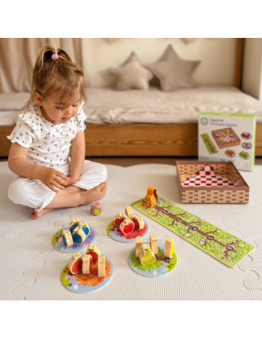 WOOPIE GREEN Šeimos stalo žaidimas "Voverė sode" FSC