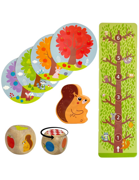 WOOPIE GREEN Šeimos stalo žaidimas "Voverė sode" FSC