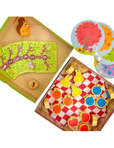 WOOPIE GREEN Šeimos stalo žaidimas "Voverė sode" FSC