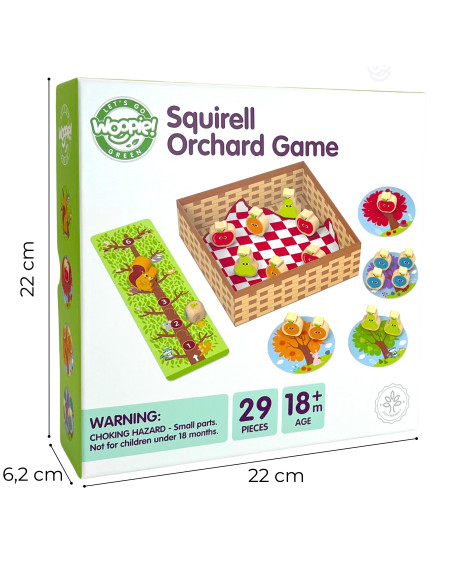 WOOPIE GREEN Šeimos stalo žaidimas "Voverė sode" FSC