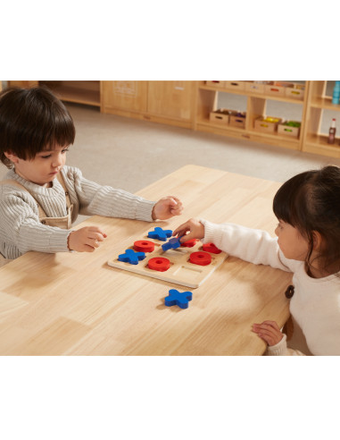 Viga Wooden Classic Tic-Tac-Toe Game