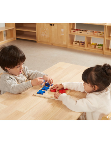 Viga Wooden Classic Tic-Tac-Toe Game