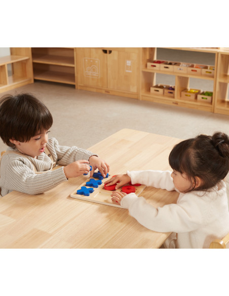 Viga Wooden Classic Tic-Tac-Toe Game