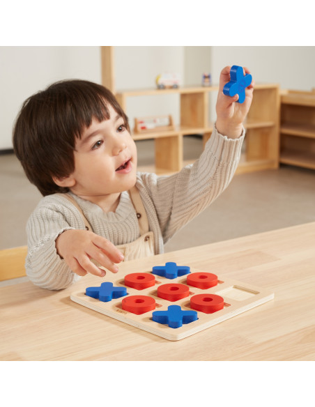 Viga Wooden Classic Tic-Tac-Toe Game