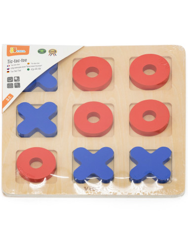 Viga Wooden Classic Tic-Tac-Toe Game