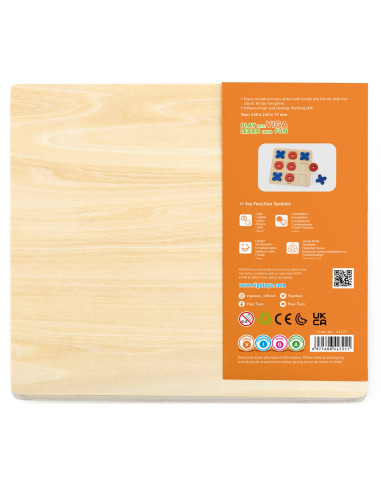 Viga Wooden Classic Tic-Tac-Toe Game