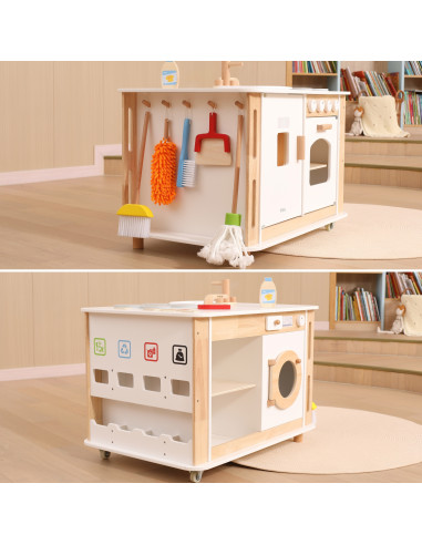 VIGA "3-in-1" namų centras su priedais - mokymasis ir pramogos vaikams