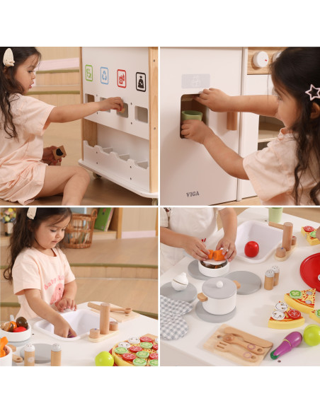 VIGA "3-in-1" namų centras su priedais - mokymasis ir pramogos vaikams