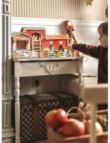 WOOPIE GREEN Mega ūkio gyvūnų figūrėlės Stovykla Tvartas Tvartas Viščiukų vištidė 18 vnt.