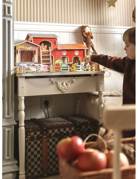 WOOPIE GREEN Mega ūkio gyvūnų figūrėlės Stovykla Tvartas Tvartas Viščiukų vištidė 18 vnt.