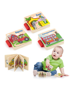 VIGA My First Wooden Book 1 pc.