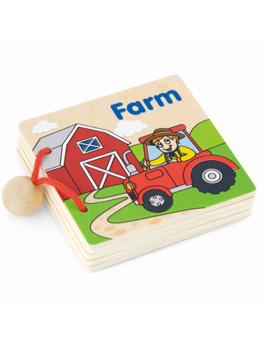 VIGA Mano pirmoji medinė knyga 1 vnt.