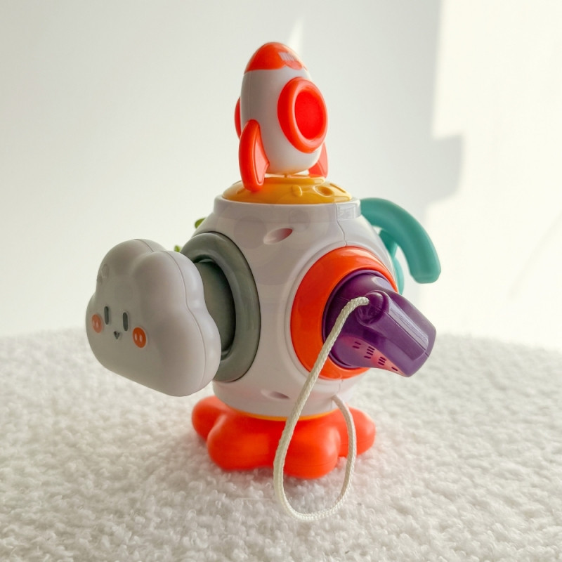 WOOPIE BABY Kosminės raketos kamuolys 6in1 Montessori 18m+