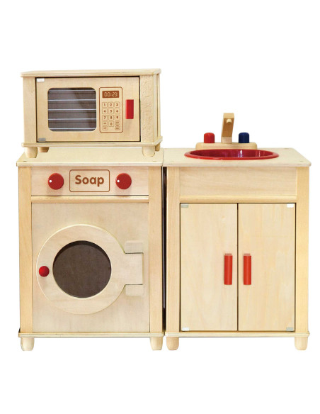 VIGA Wooden Huge Natural Kitchen Set FSC Certified