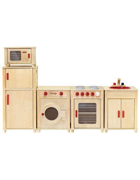 VIGA Wooden Huge Natural Kitchen Set FSC Certified
