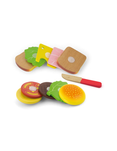 Viga Hamburger and Sandwich Chopping Set