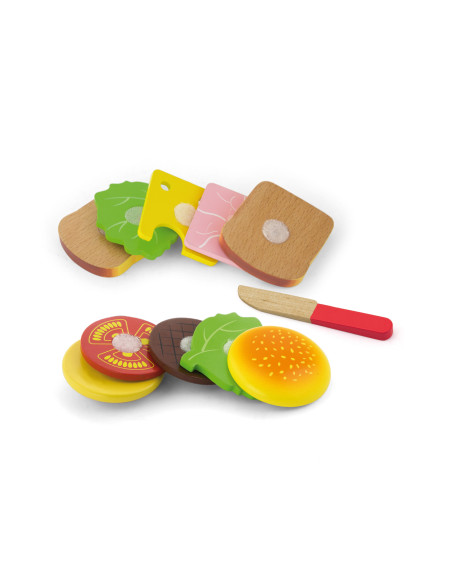 Viga Hamburger and Sandwich Chopping Set