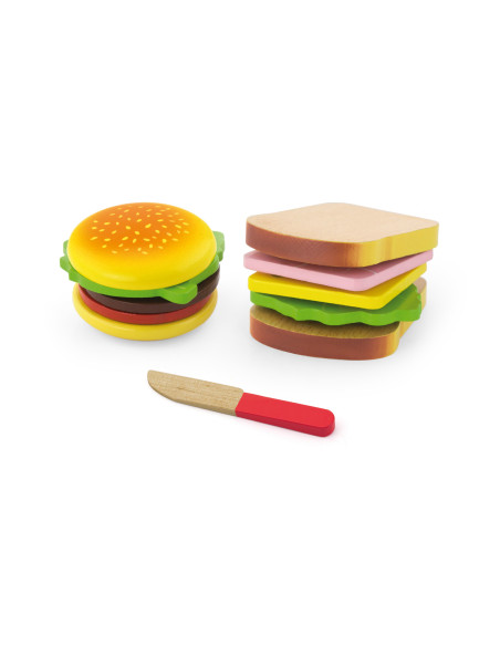 Viga Hamburger and Sandwich Chopping Set