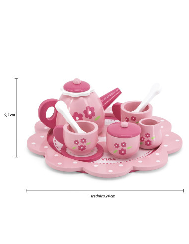 VIGA Tea and Coffee Set on Tray 12 pcs.