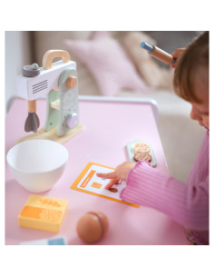 WOOPIE GREEN Wooden Kitchen Mixer Blender with Accessories 11 pcs. 2