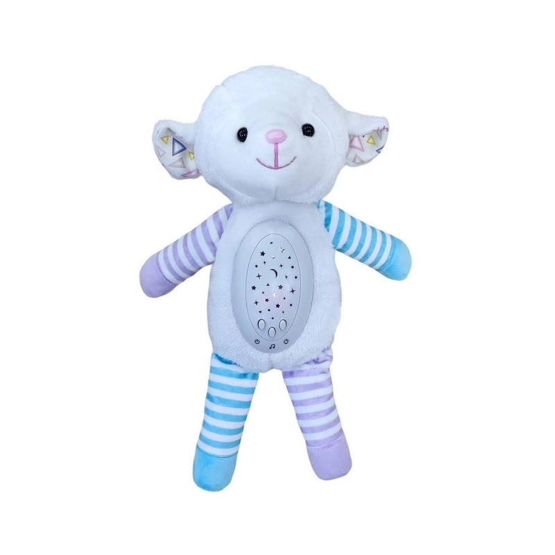WOOPIE BABY Interaktyvi minkšta pliušinė avytė su projektoriumi