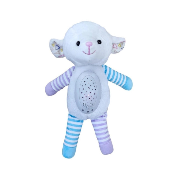 WOOPIE BABY Interaktyvi minkšta pliušinė avytė su projektoriumi WOOPIE BABY Interaktyvi minkšta pliušinė avytė su projektoriumi