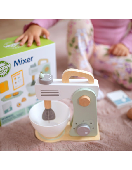 WOOPIE GREEN Medinis virtuvės maišytuvas su priedais 11 vnt.