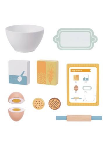 WOOPIE GREEN Medinis virtuvės maišytuvas su priedais 11 vnt.