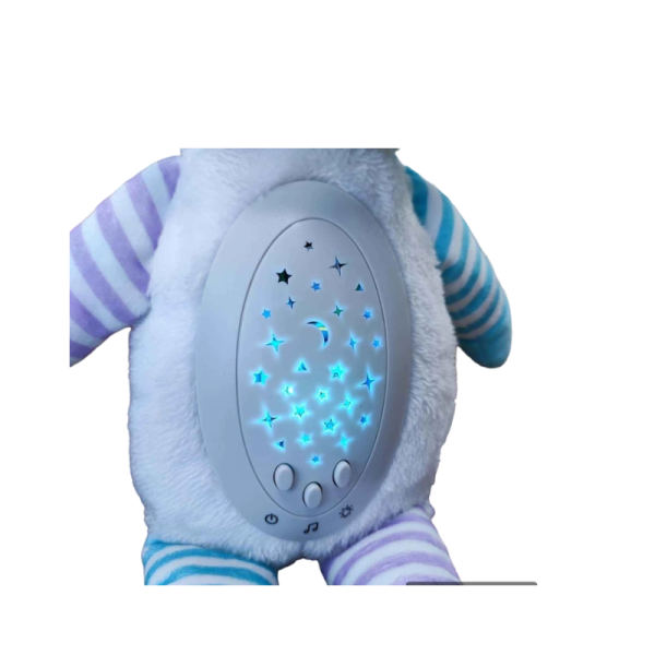 WOOPIE BABY Interaktyvi minkšta pliušinė avytė su projektoriumi WOOPIE BABY Interaktyvi minkšta pliušinė avytė su projektoriumi