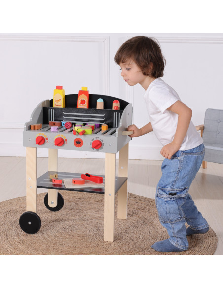 WOOPIE GREEN Mediniai grilio iešmeliai Daržovių priedai 24 vnt.