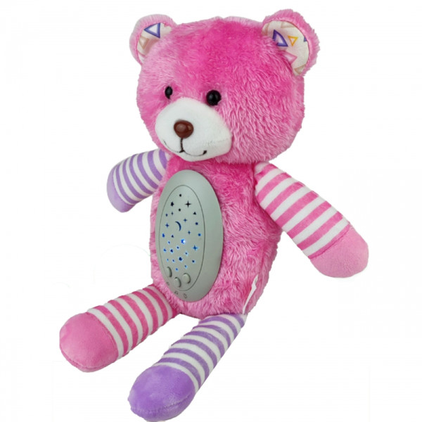 WOOPIE BABY Snuggle Projector Sleeper 2-в-1 Розовый плюшевый мишка - 10 колыбельных песен WOOPIE BABY Snuggle Projector Sleeper 2-в-1 Розовый плюшевый мишка - 10 колыбельных песен