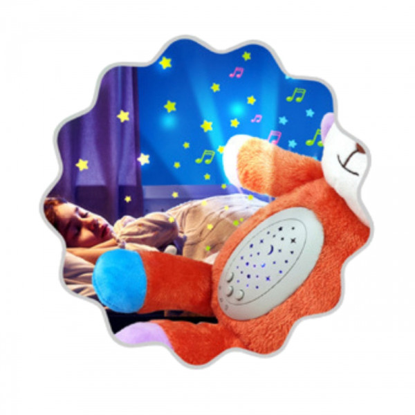 WOOPIE BABY Snuggle Projector Sleeper 2-в-1 Розовый плюшевый мишка - 10 колыбельных песен WOOPIE BABY Snuggle Projector Sleeper 2-в-1 Розовый плюшевый мишка - 10 колыбельных песен