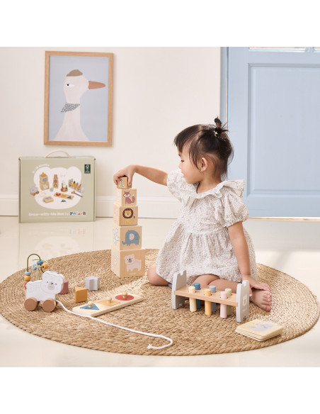 VIGA edukacinių žaislų dėžės rinkinys nuo 12 iki 18 mėnesių