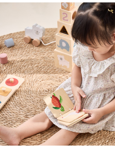 VIGA edukacinių žaislų dėžės rinkinys nuo 12 iki 18 mėnesių