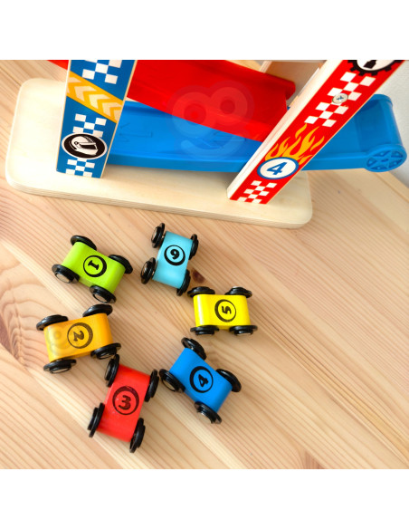 TOOKY TOY Spalvingas nusileidimo takas automobiliams