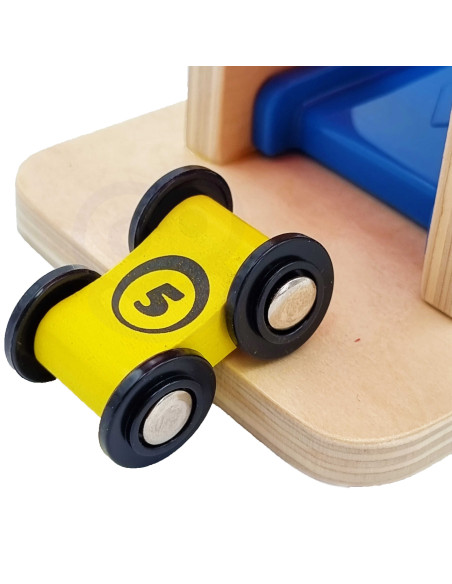 TOOKY TOY Spalvingas nusileidimo takas automobiliams