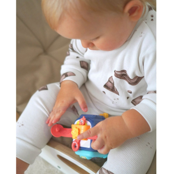 WOOPIE Pingvinas Montessori sensorinis kamuolys 6in1 WOOPIE Pingvinas Montessori sensorinis kamuolys 6in1