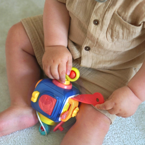 WOOPIE Pingvinas Montessori sensorinis kamuolys 6in1 WOOPIE Pingvinas Montessori sensorinis kamuolys 6in1