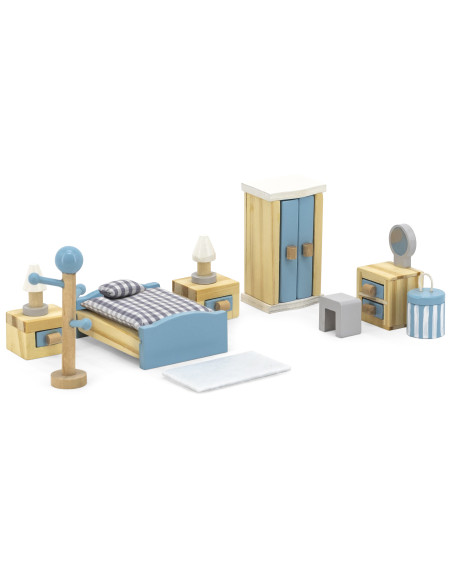 VIGA PolarB lėlių namelio miegamojo baldų komplektas
