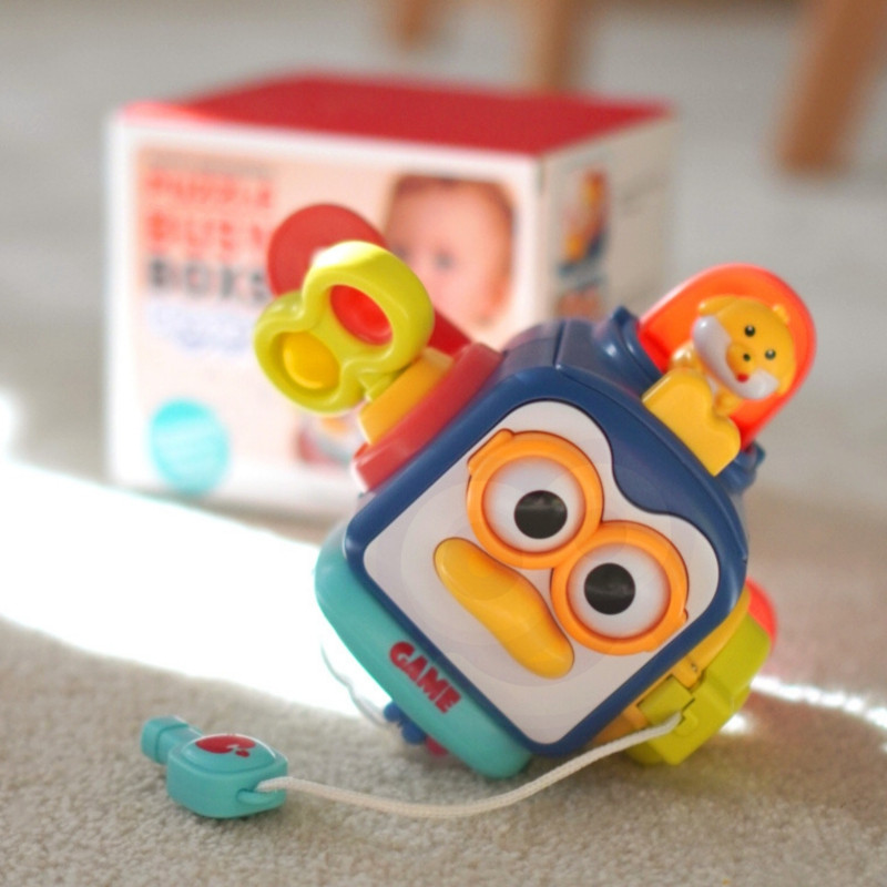 WOOPIE Pingvinas Montessori sensorinis kamuolys 6in1