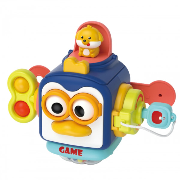WOOPIE Pingvinas Montessori sensorinis kamuolys 6in1 WOOPIE Pingvinas Montessori sensorinis kamuolys 6in1